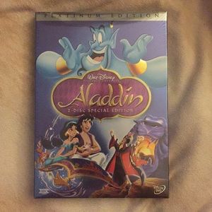 Brand New in plastic Disney Aladdin 2 Disc DVD